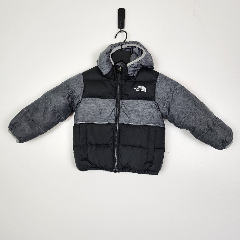 The North Face 550 Down Puffer Reversible Coat Jacket Toddler Size 2T